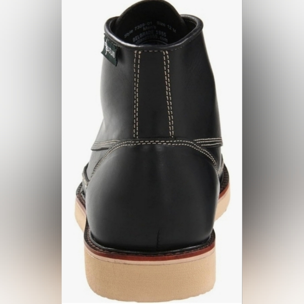 Eastland Men's Black Belgrade 1955 Collection Leather Shoes Size 12 - Picture 3 of 6